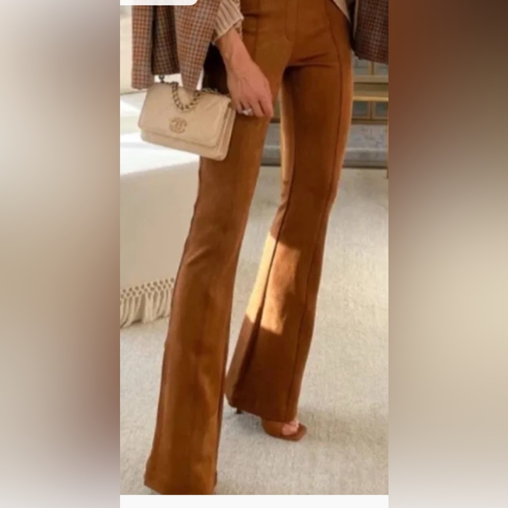 Brown Flared Pants